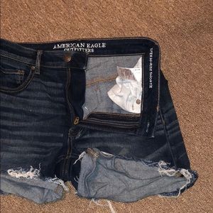 American Eagle Super Hi Rise Shortie Shorts!